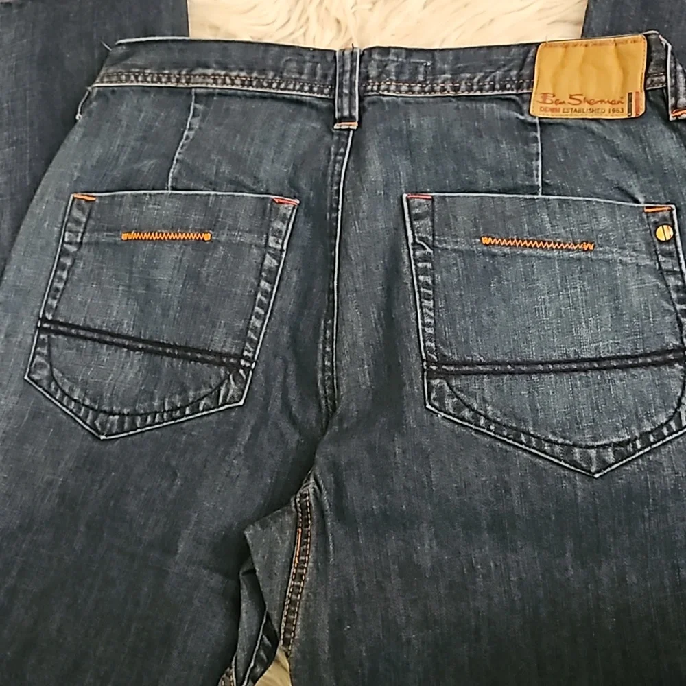 Ben Sherman Dark Wash Jeans Size 34x32 Amazing Condition